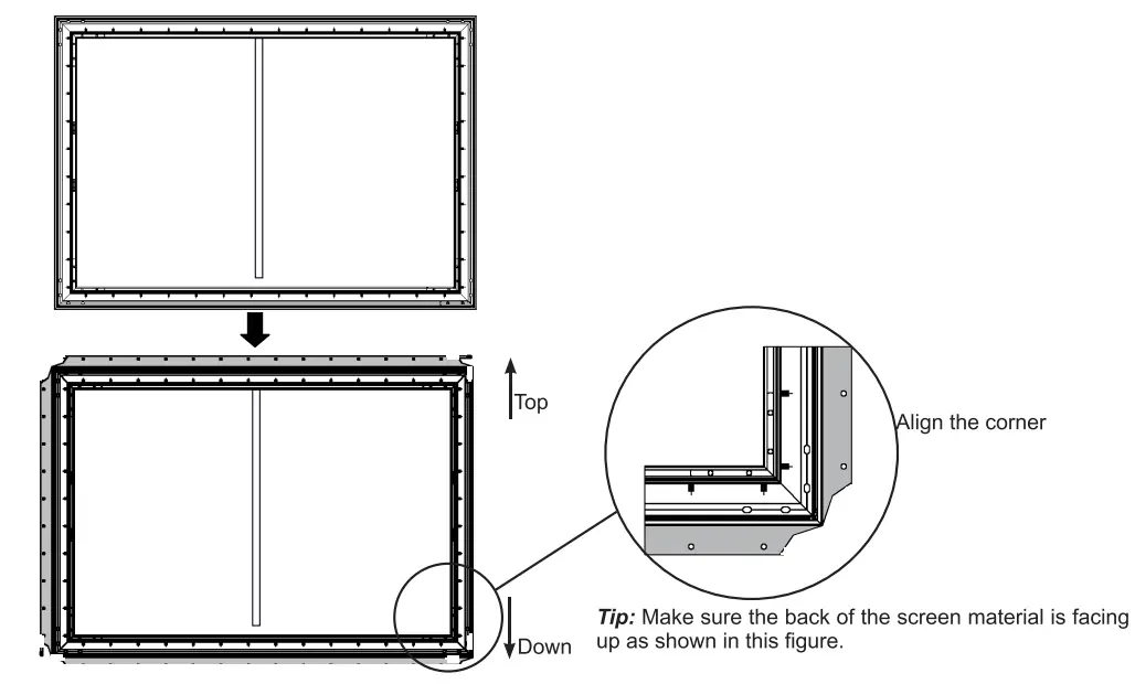 Hisense L5G 4K UHD Ultra-Short Throw Laser Projector & 100 Screen TV Screen Material Installation