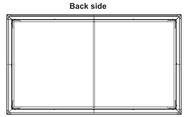 Hisense L5G 4K UHD Ultra-Short Throw Laser Projector & 100 Screen TV Outer Frame Installation