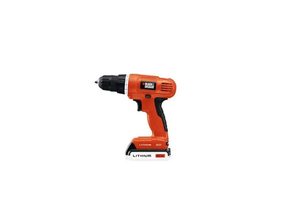 Black Decker Ldx120 20v Max Cordless Drill Instruction Manual