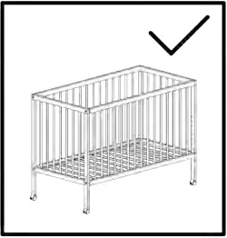 mokee Mini Transformable Baby Cot A04