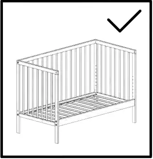 mokee Mini Transformable Baby Cot B07b