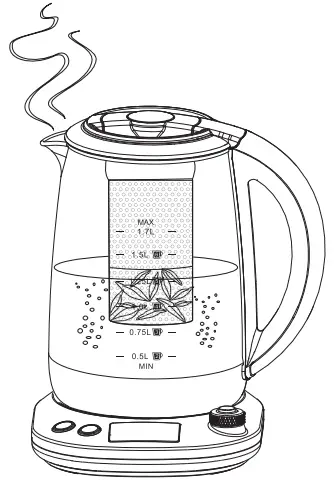 Amazon HB-K002C Mecity Tea Kettle Electric - Figure 4