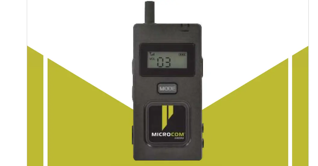 Pliant Microcom 2400m Compact Economical Wireless Intercom System User Manual Pliant Microcom 2400m Compact Economical Wireless Intercom System User Manual