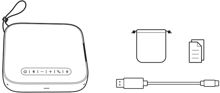 Infinity LAB ClearCall Portable USB and Bluetooth Speakerphone-FIG2