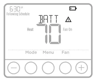 Honeywell Home TH4110U2005 T4 Pro Programmable Thermostat - Alerts