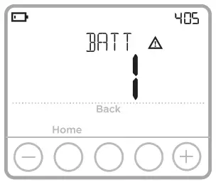 Honeywell Home TH4110U2005 T4 Pro Programmable Thermostat - Low Battery Warning