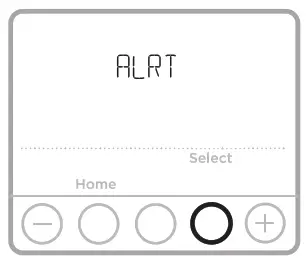 Honeywell Home TH4110U2005 T4 Pro Programmable Thermostat - Snoozing and Clearing Alerts orReminders.