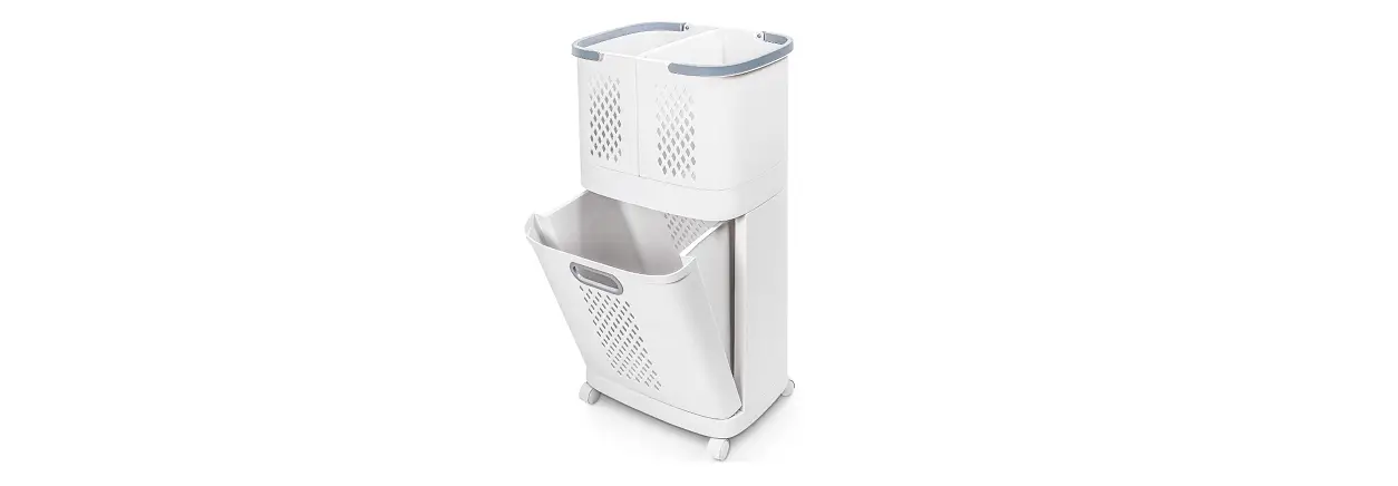 Rebrilliant 43226290 Bamboo 2 Tier Laundry Stand On Wheels Instruction Manual