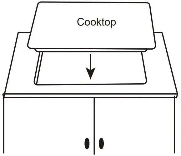 GASLAND Pro CH1212BS Electric Ceramic Cooktop - cooktop into cutout