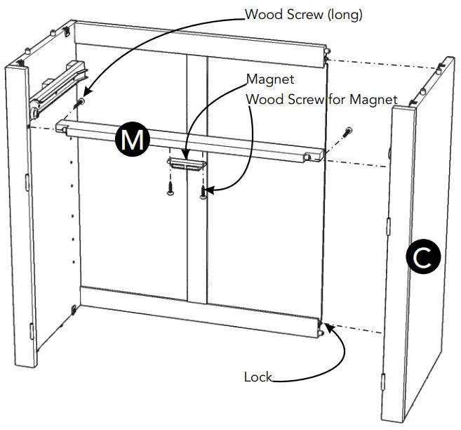 homestyles 5427 691 Pantry - Wood Screw