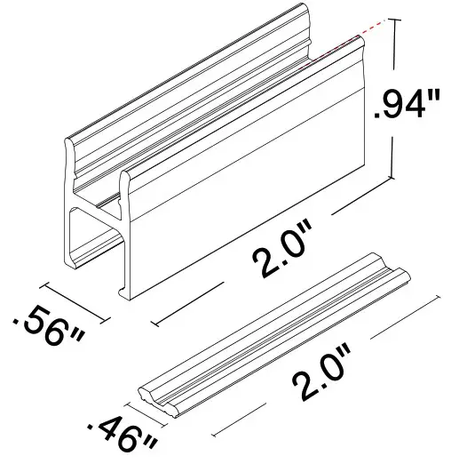 TRAN LED WAVE RGB Q CAP Flexible Fixtures - Mounting 2