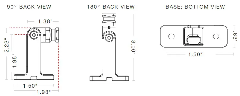 TRAN LED WAVE RGB Q CAP Flexible Fixtures - Mounting Accessories 2