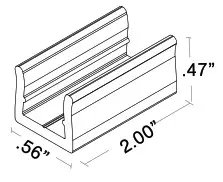 TRAN LED WAVE RGB Q CAP Flexible Fixtures - Rated 12