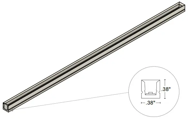 TRAN LED WAVE RGB Q CAP Flexible Fixtures - Rated 3