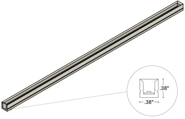 TRAN LED WAVE RGB Q CAP Flexible Fixtures - Rated