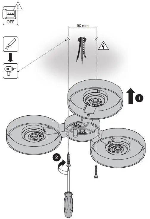 LODES-161045-Bugia-Triple-Ceiling-Light-FIG6
