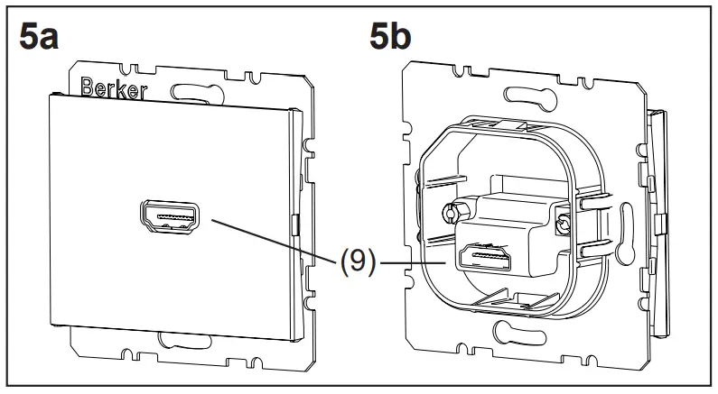 Berker 33 15 xx Multimedia Sockets - definition socket
