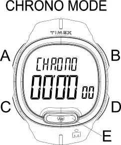 TIMEX 05S096000 Ironman Transit Watch - CHRONOGRAPH MODE