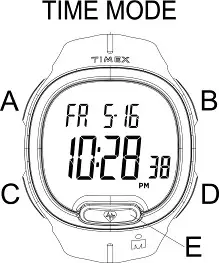 TIMEX 05S096000 Ironman Transit Watch - TIME MODE