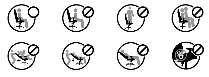 CORSAIR TC60 TC70 Gaming Chair - SAFETY GUIDELINES