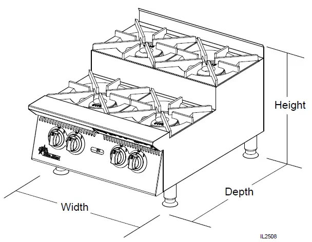 START-802HA-Ultra-Max-2-Burner-Gas-Hot-Plate-FIG-2