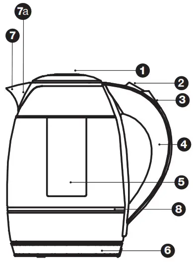 PYREX SB 450 LUXX Kettle with Tea - Product Overview