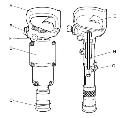 Chicago-Pneumatic-CP-0009-Rock-Drill-Rotary-Hammer-1