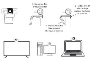Attaching the CA Essential Webcam 1080HD-AF