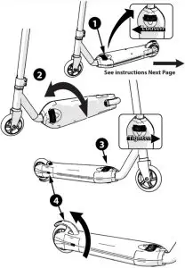 Flipping the Scooter Deck and Brake