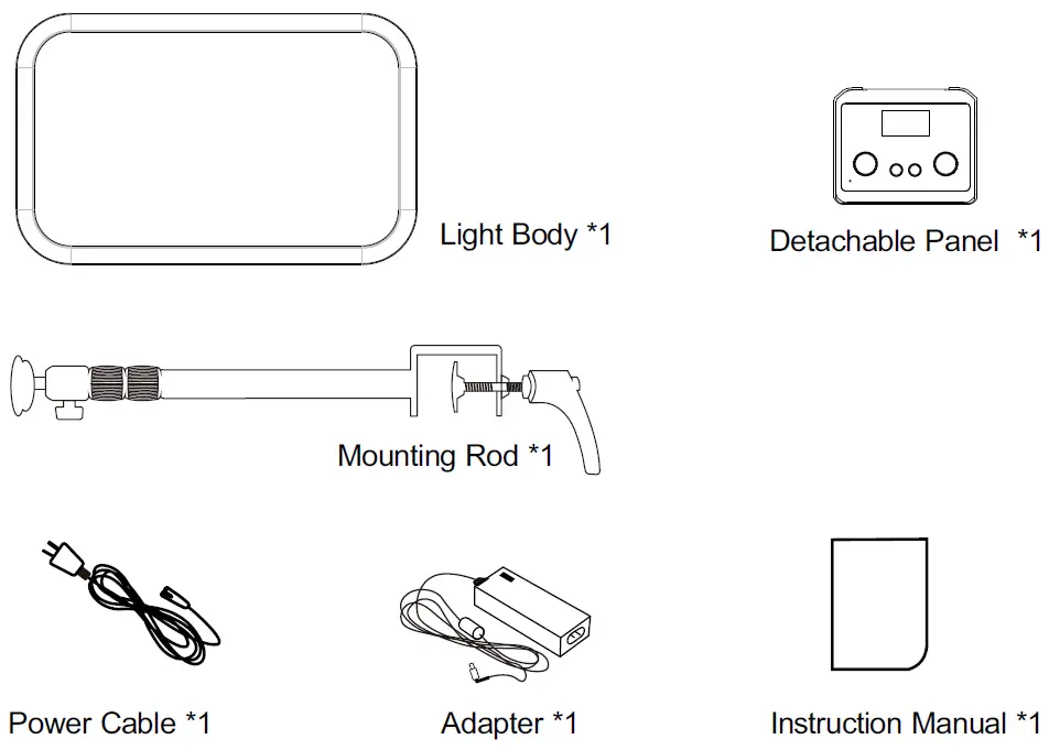 Godox ES45 E-sports LED Light Function Operate Panel