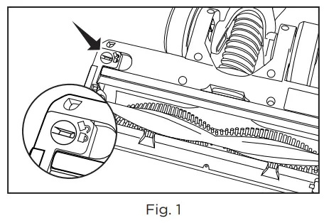 Simplicity S65S Lightweight Stick Vacuum -- Brushroll1