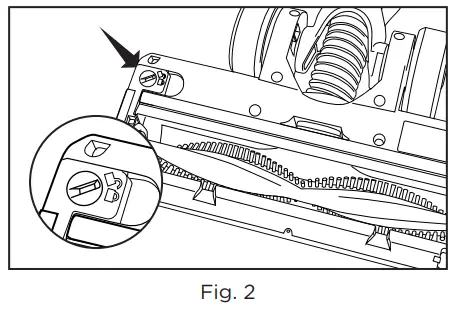 Simplicity S65S Lightweight Stick Vacuum -- Brushroll2