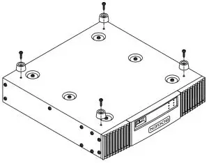 BOGEN X300 Black Max Amplifier-- Rear Rack Mountin