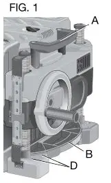 DEWALT DW735 Portable Thickness Planer - Fig 1