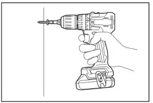 makita DHP487 Cordless Hammer Driver Drill-driving wood