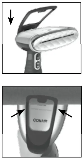 CONAIR GS38 Turbo ExtremeSteam Handheld Fabric Steamer - CREASER