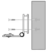 vtech RM5764HD 5-Inch Smart Wi-Fi 1080P Pan and Tilt Monitor - mount the baby unit 2