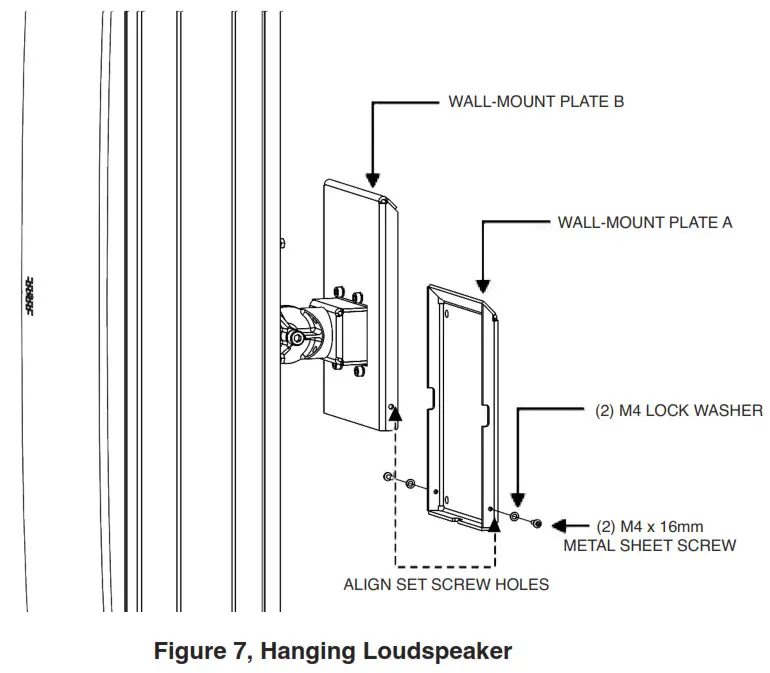 APOGEE ALA-C1 Acoustic Line Array Loudspeaker System - Mounting Instructions 8