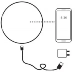 Planetart GY68 Round Sublimated Wireless Charger
