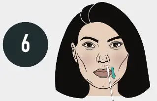 ECL COVID 19 At Home Collection Kit - swab emove the swa