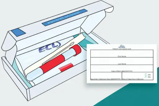 ECL COVID-19 AtHome Collection Kit - paperwork