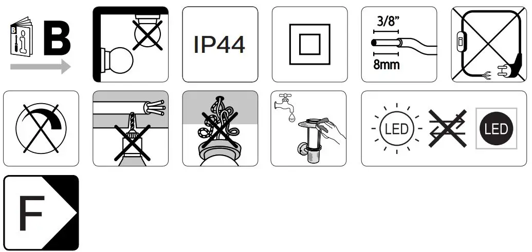 PHILIPS 17303 Macaw LED Wall Light User Manual - Information