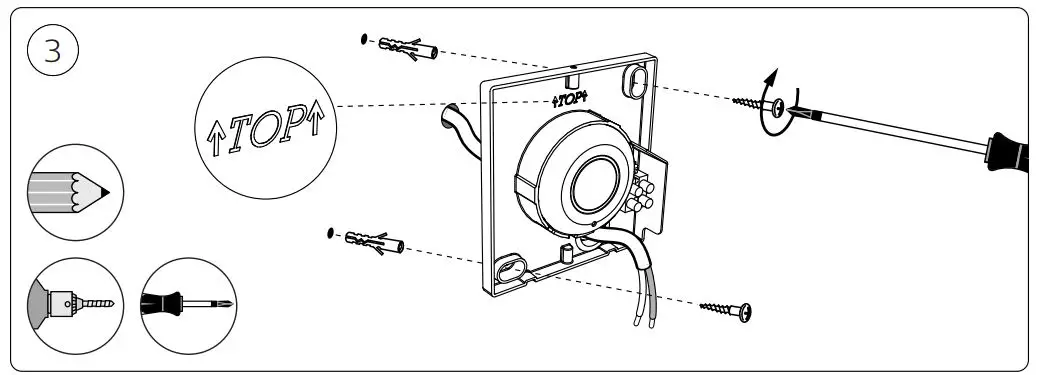 PHILIPS 17303 Macaw LED Wall Light User Manual - Installation 3