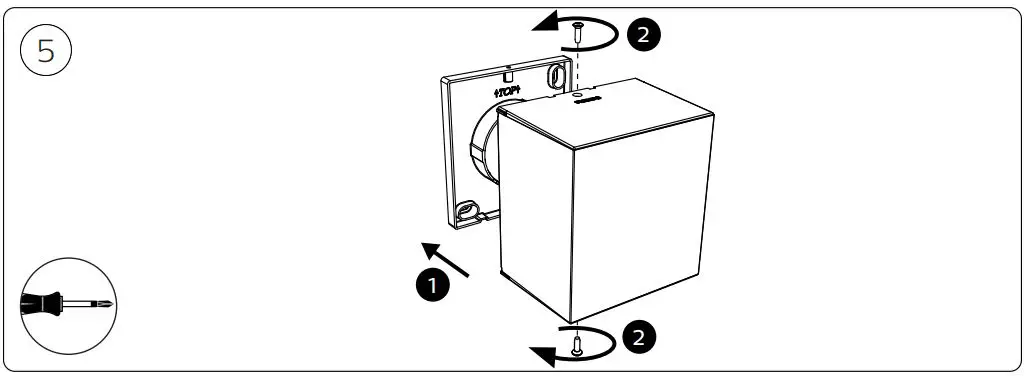 PHILIPS 17303 Macaw LED Wall Light User Manual - Installation 5