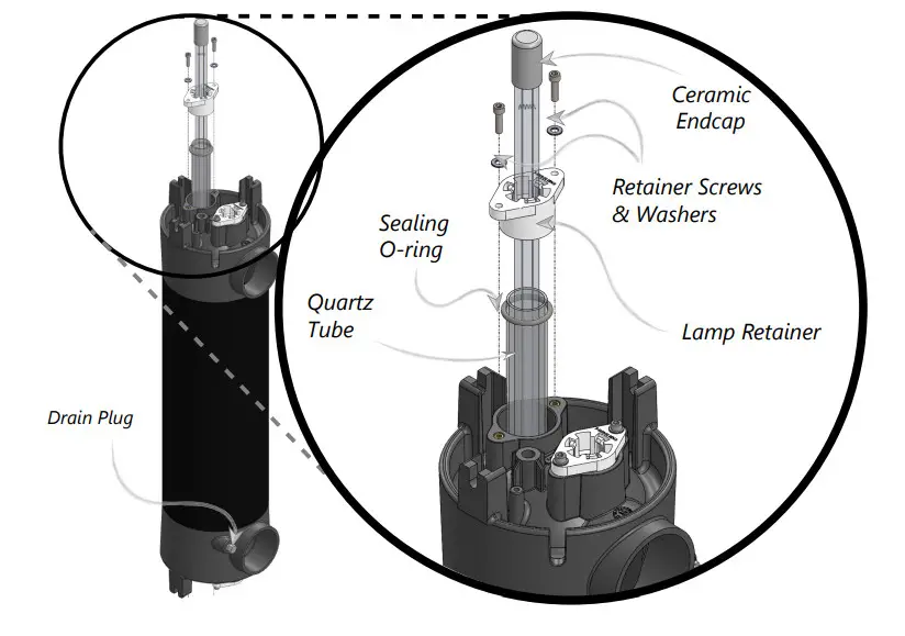 CMP 53000 040 XXX UV Lamp - Removal and Cleaning