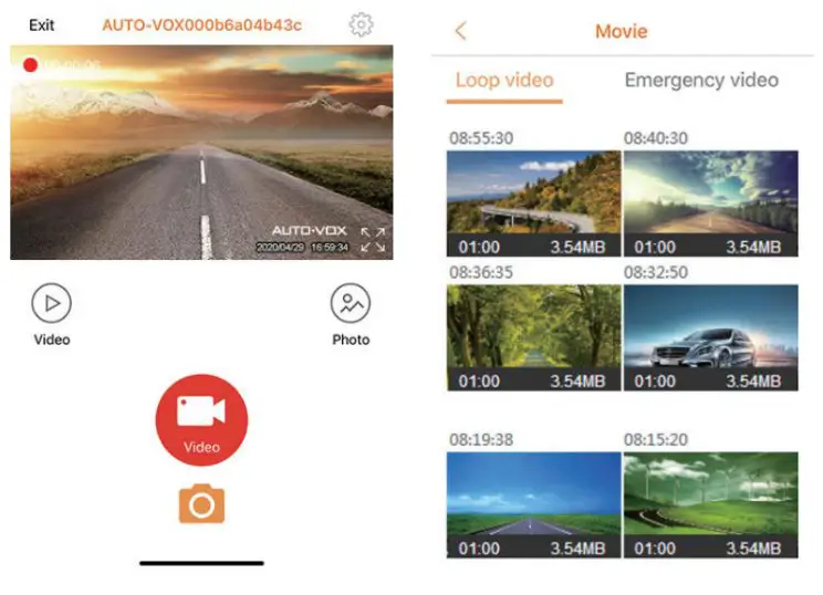 Shenzhen Aiyoula Technology HP68 Dash Cam App- App Introduction