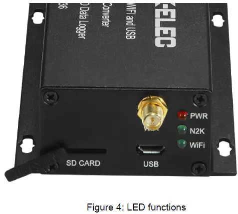 QUARK-ELEC QK-A036 NMEA 2000 WiFi -USB Bi-directional Converter With Integrated Voyage Data Logger fig 10