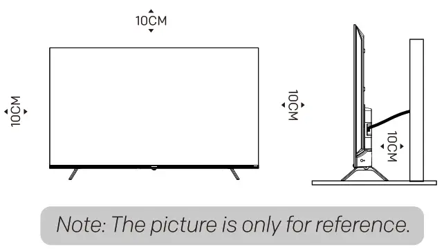 coocaa S5 Series LED TV - POSITIONING.