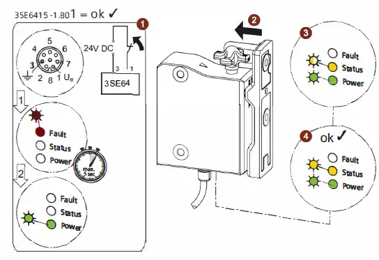 SIEMENS Sirius 3SE5 RFID Safety Switch with Tumbler fig 16