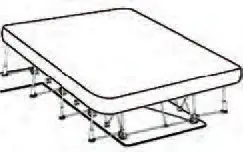 SereneLife Premium Raised Airbed with Frame and Built-In Power Inflating Pump fig6